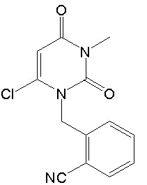 2-[(6-氯-3,4-二氫-3-甲基-2,4-二氧代-1(2H)-嘧啶基)甲基]苯甲腈