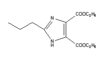 2-propyl-1H-imidazole-4,5-dicarboxylic acid diethyl ester