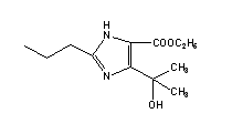 4-(1-hydroxy-1-methylethyl)-2-propyl-1H-Imidazole-5-carboxylic acid ethyl ester